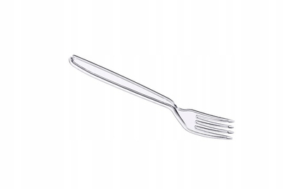 Вилка столовая "Премиум" прозрачная 180мм *50/1500