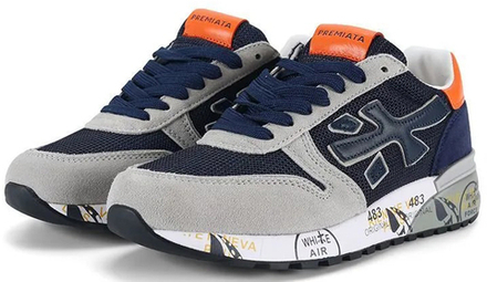Premiata Mick 5890 синие с оранжевым