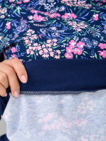 Толстовка К-90/индиго-душистыйгорошек