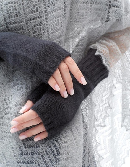 Митенки женские М813-24 графит