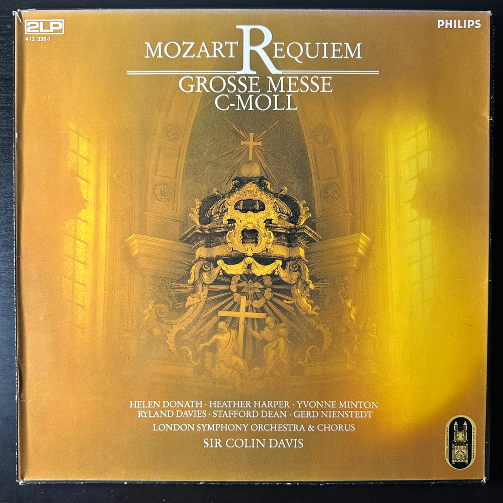 Моцарт - Реквием / Большая месса 2LP (Голландия)