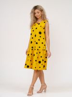 914 Сарафан "Горох/горчица" SveTekst (Акция)
