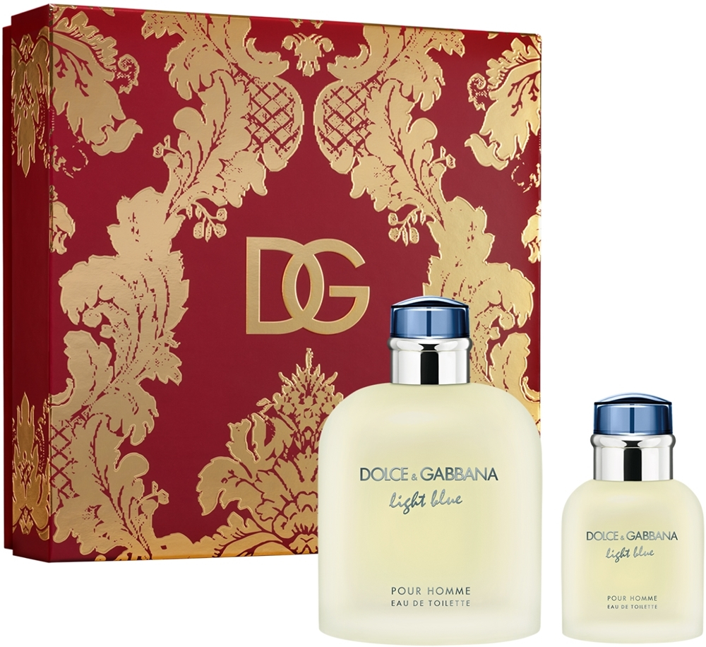 Dolce&Gabbana Light Blue Pour Homme EDT подарочный набор для мужчин