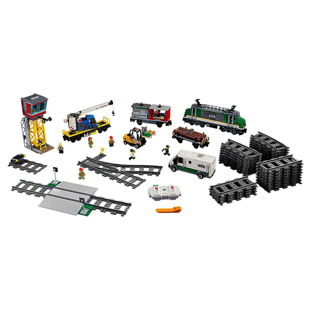 LEGO City: Товарный поезд 60198 — Cargo Train — Лего Сити Город