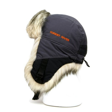 Шапка-ушанка плащевка, Песец