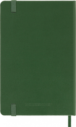 Блокнот Moleskine Classic (QP012K15) Pocket 90x140мм 192стр. нелинованный твердая обложка зеленый