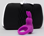 Фиолетовое эрекционное виброкольцо Happy Rabbit Cock Ring Kit