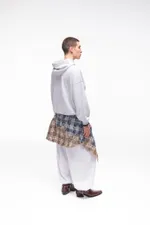 Купить Худи Kraizy Stripes Logo серый меланж Худи Kraizy Stripes Logo серый меланж