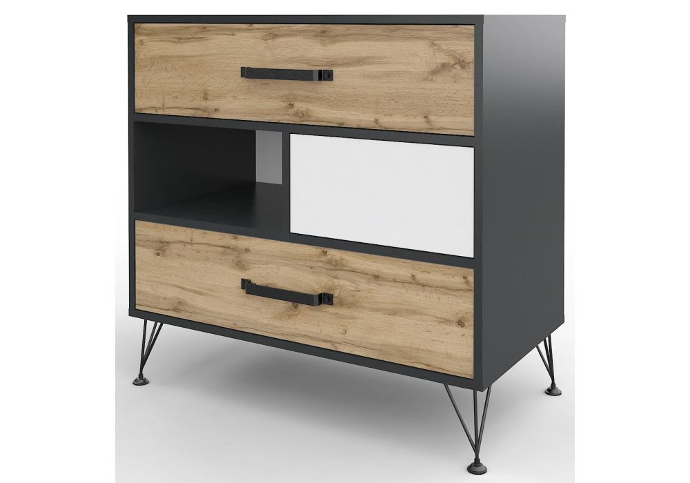 Детская комната Нобира антрацит / дуб ирландский комплектация 2