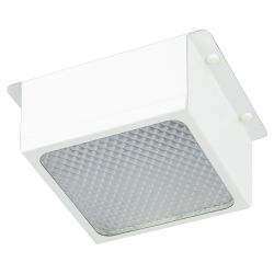 Светильник светодиодный ЭРА DVO21-06-P-4K80-5 6Вт 4000K 570Лм Домино белый грильято 100х100 Призма | Офисные Светильники Россия