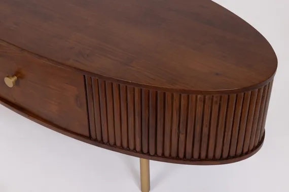 Кофейный стол Elegant из дерева манго, 120х40 см