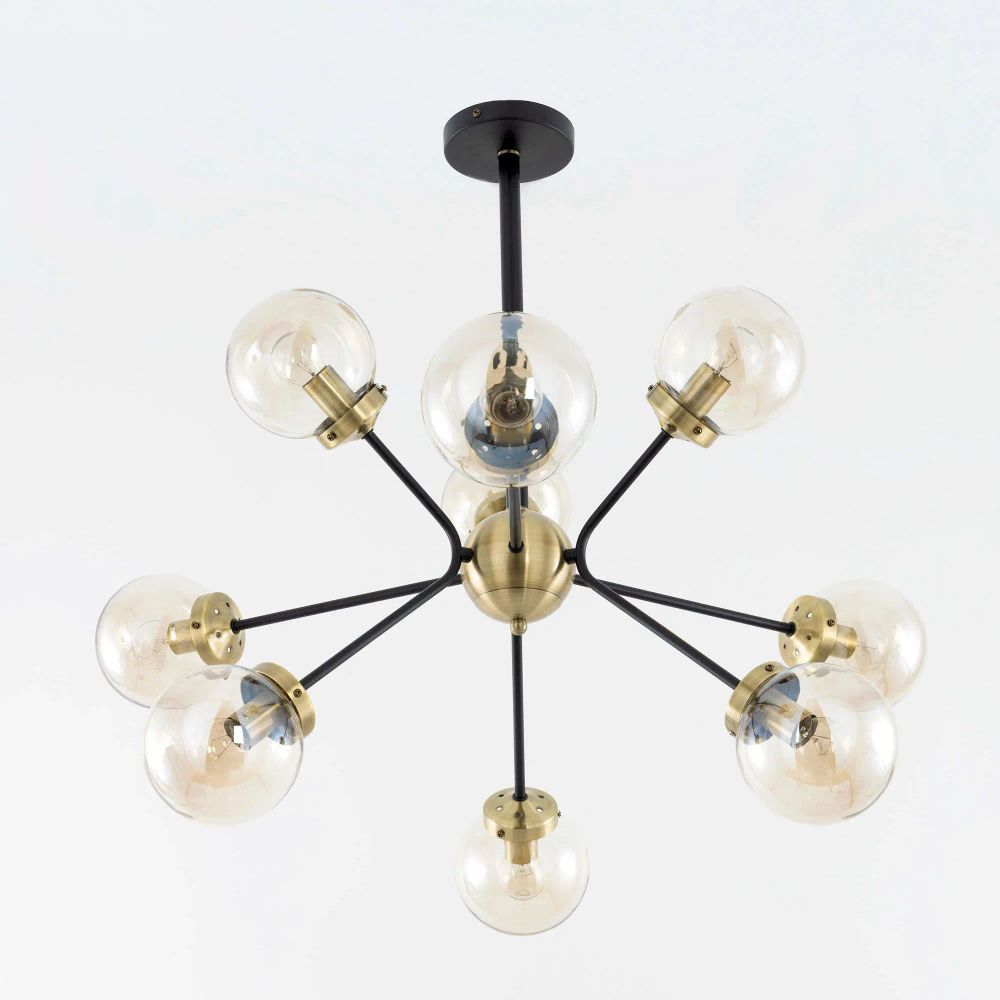 Citilux Планета CL105295 Люстра на штанге Бронза