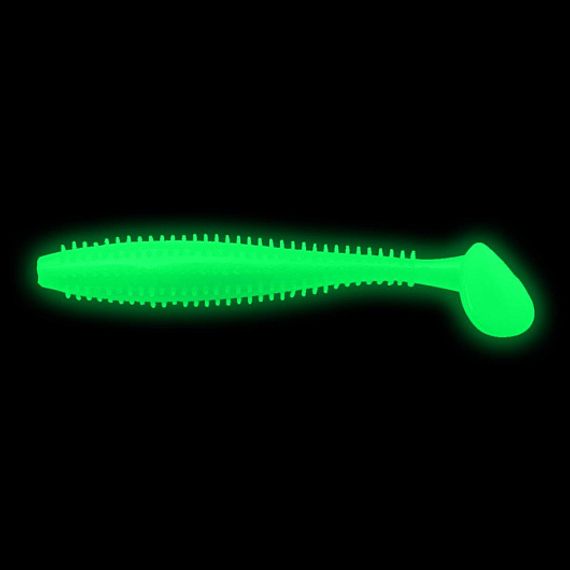 Виброхвост Shaggy 3,35&#39;/8,5 см Phosphorus 5шт. (HS-16-041) Helios