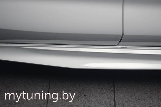 Накладки на пороги без брызговиков для Kia Rio IV