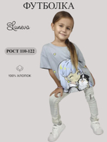 61-04-2 Футболка для девочки Luneva
