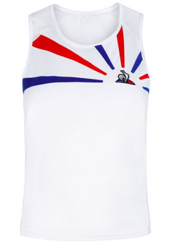 Женский топ теннисный Le Coq Sportif TENNIS Debardeur 20 N.O. W - white/cobalt/red