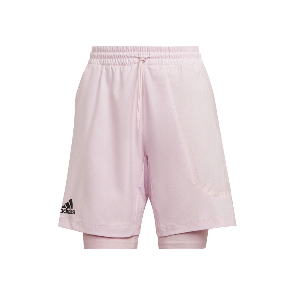 Мужские теннисные шорты adidas US Series 2in1 Shorts Men - Pink