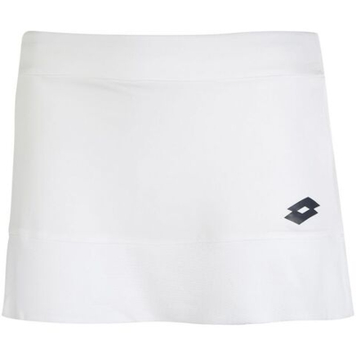 Юбка для девочки теннисная Lotto Squadra G II Skirt PL - bright white