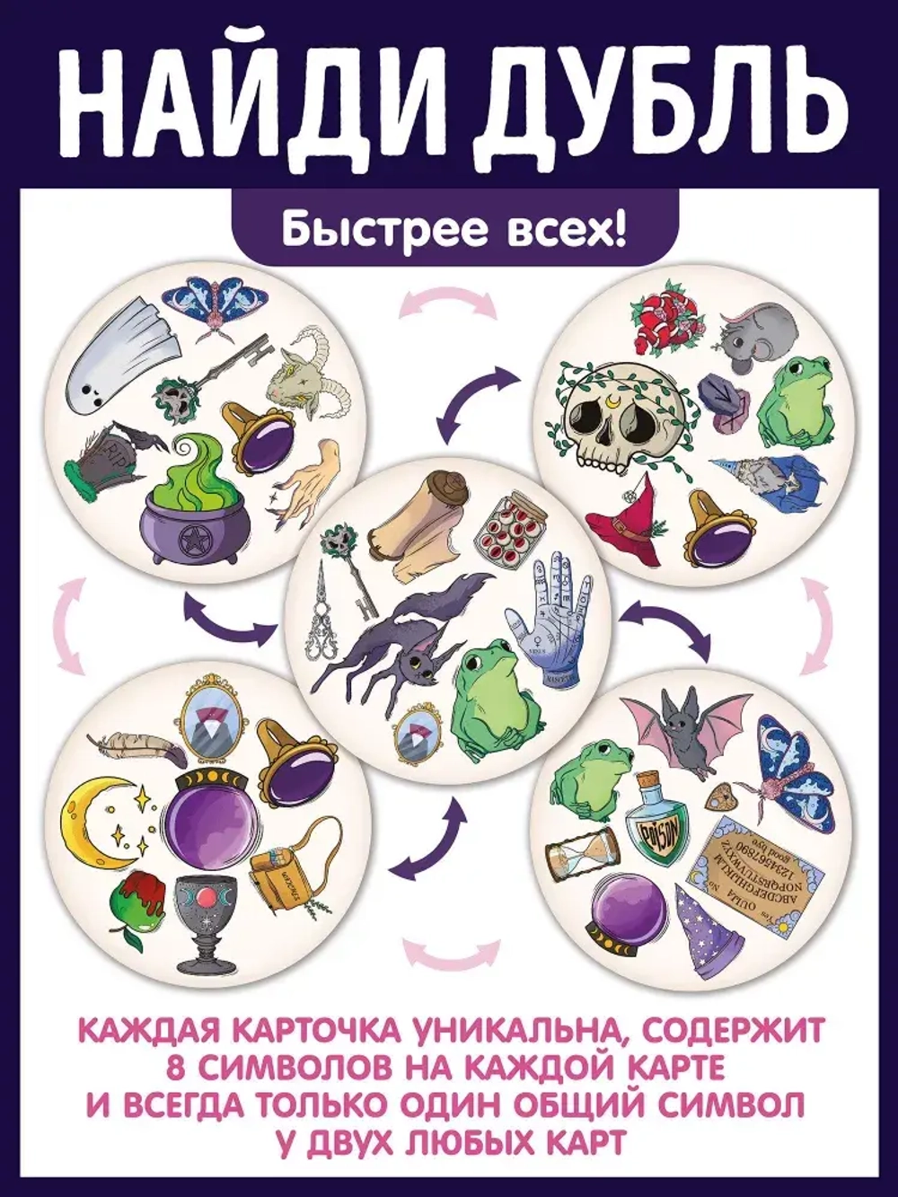 Настольная игра «Дубль Магия и колдовство»