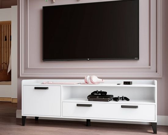 Тумба-ТВ ПАРУС-8 белый