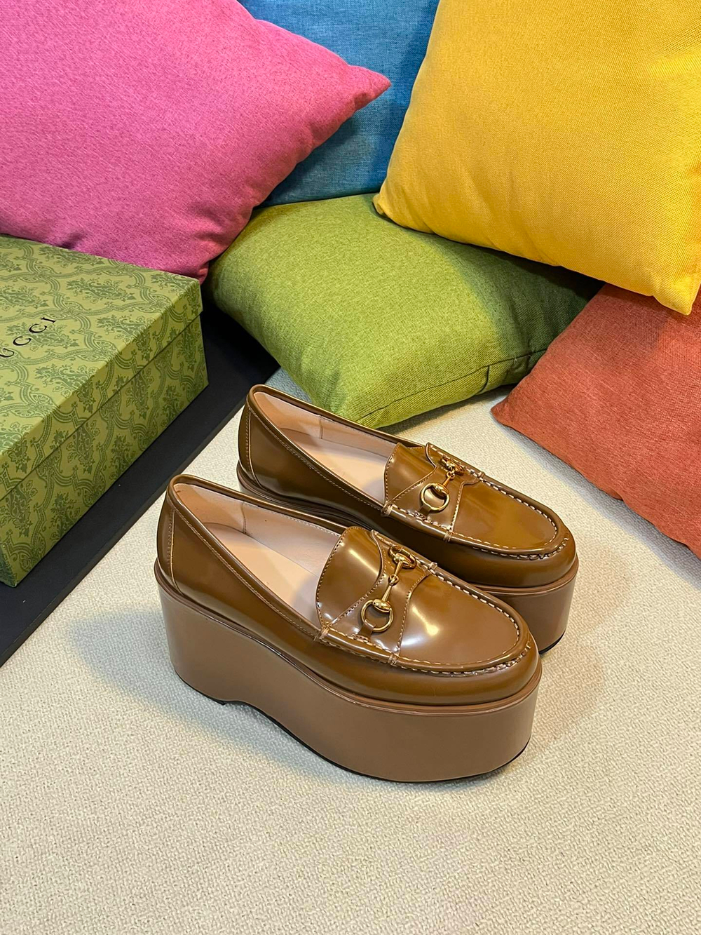 Gucci Horsebit Platform Loafer
