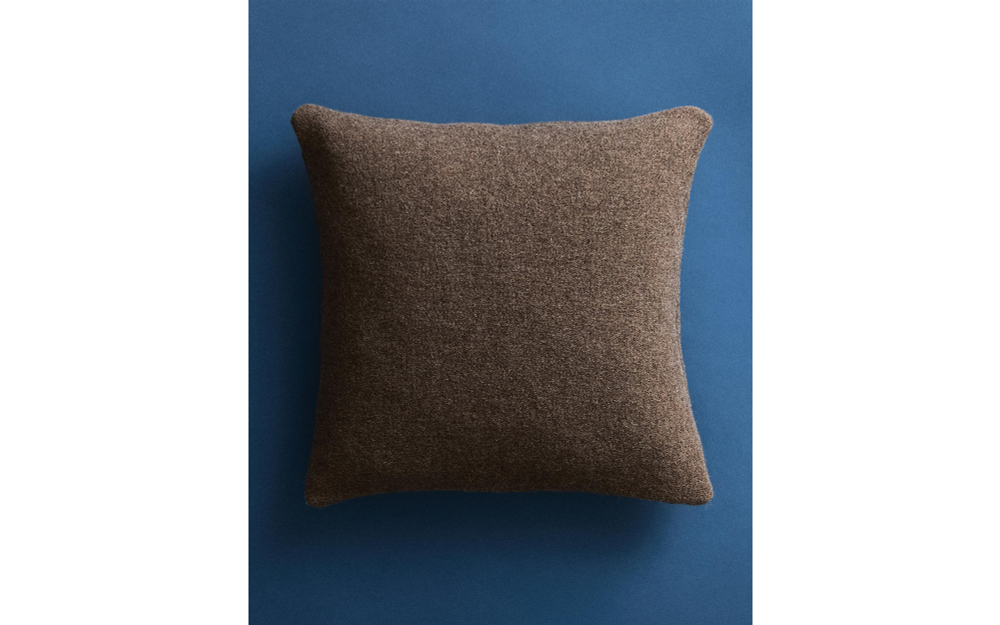 Zara Home наволочка декоративная из шерсти, коричневый