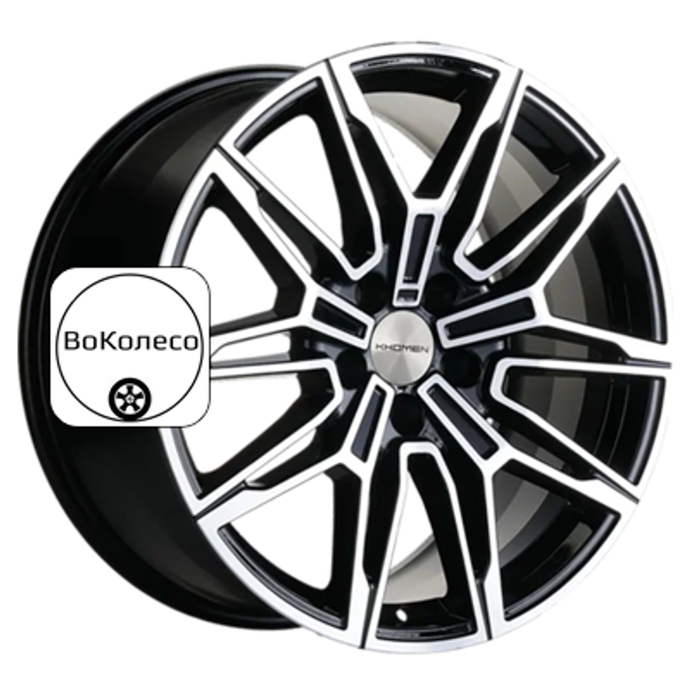 8,5x19/5x112 ET28 D66,6 KHW1904 (Toureg) Black-FP Khomen Wheels
