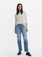Женские прямые рваные джинсы Levi's Wedgie Straight 34964-0205