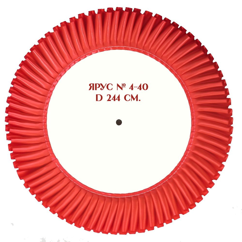 Ярус № 4-40. Диаметр 214 мм. Цвета лент в ассортименте.