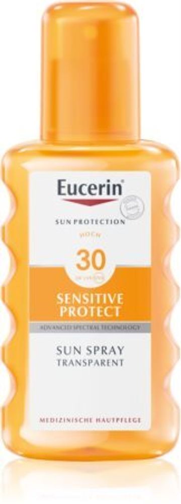 Eucerin прозрачный спрей для загара SPF 30 Sun Dry Touch Oil Control
