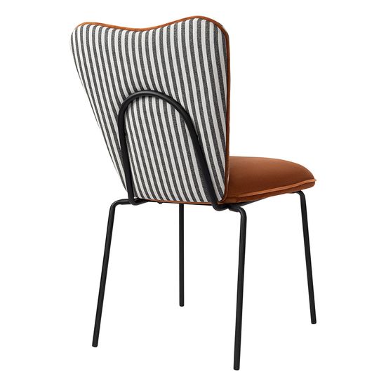 Стул pompadour, велюр, терракотовый