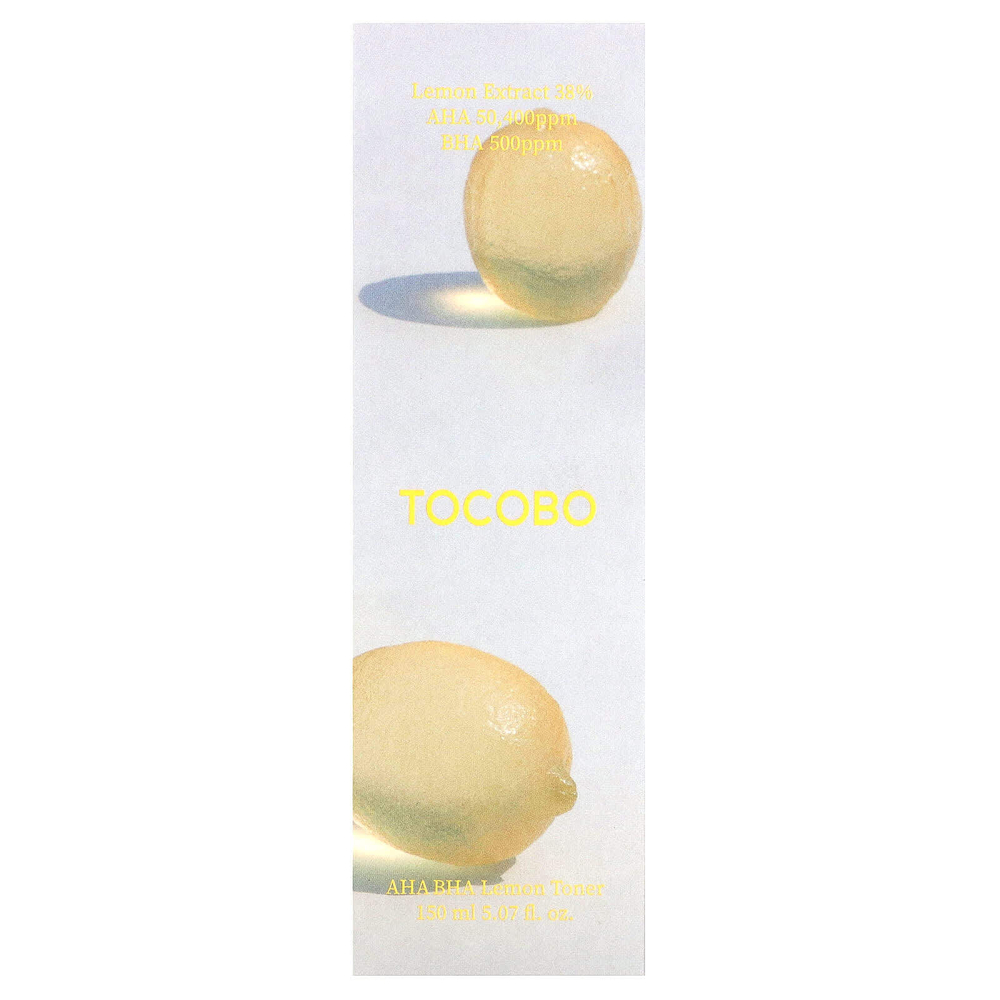 Tocobo, тонер с АГК и БГК, с лимонным вкусом, 150 мл (5,07 жидк. унции)