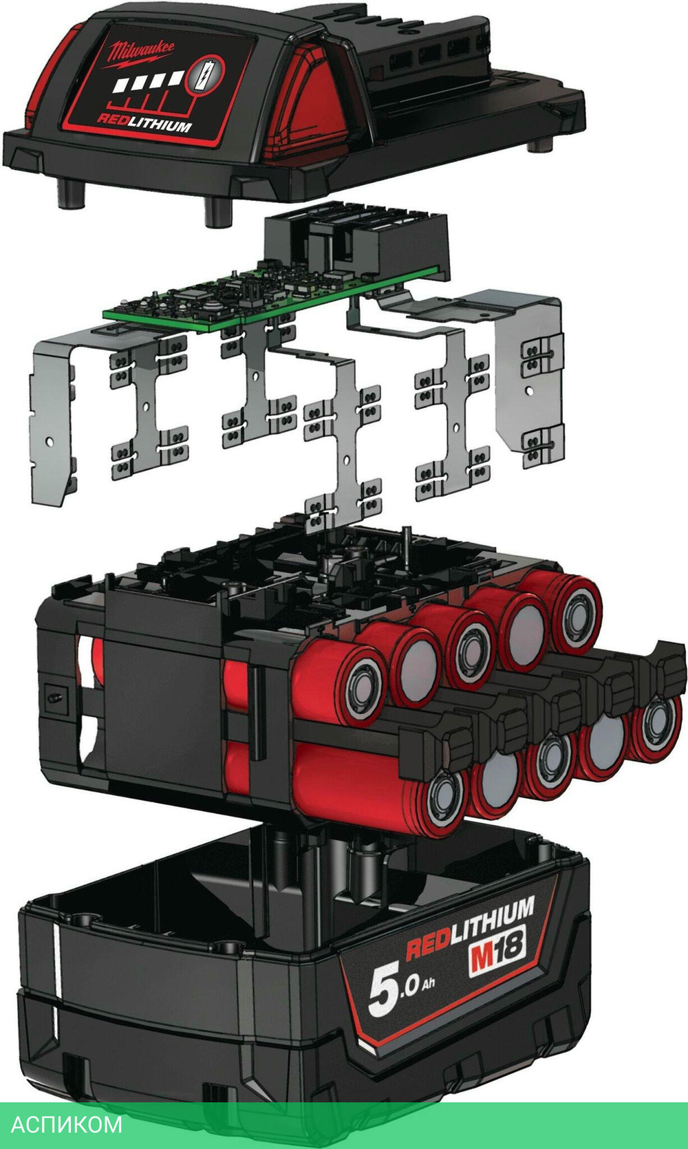 Аккумулятор для инструмента Milwaukee M18 B5 (4932430483)