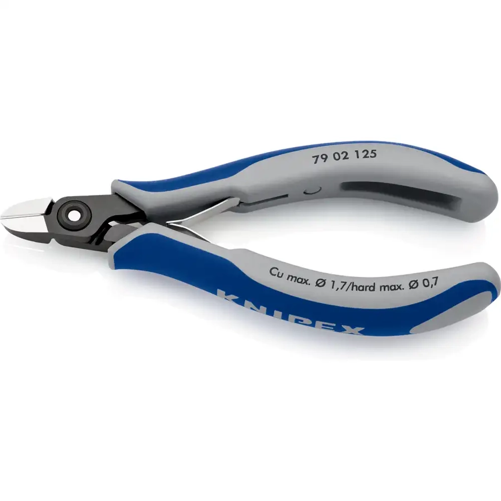 Прецизионные кусачки боковые для электроники чернёные 125 мм Knipex 79 02 125