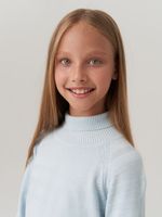 Водолазка в школу для девочки AT743  голубой