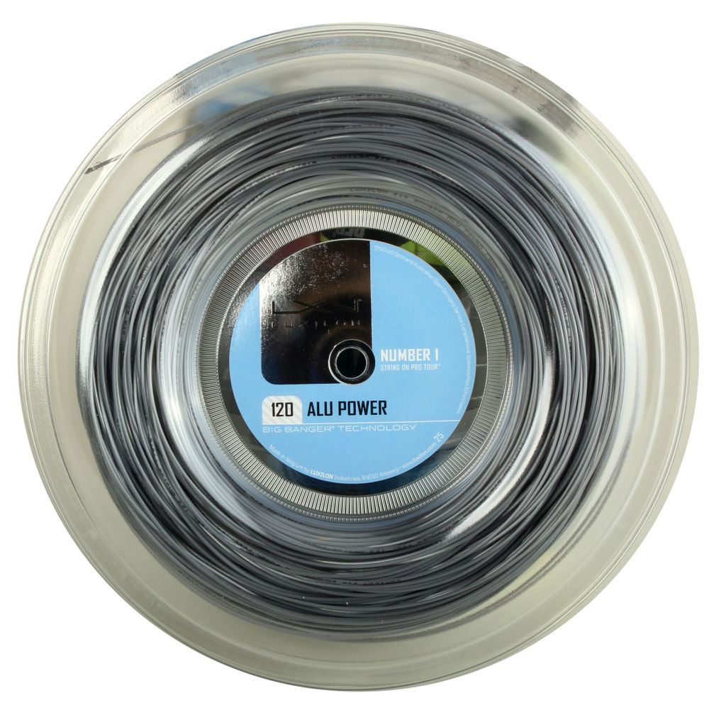 Теннисные струны Luxilon Big Banger Alu Power 120 (200 m) - silver