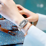 KANGOL Possession Collection Quartz Movement Alloy Strap Watch Women"s Watch White Dial