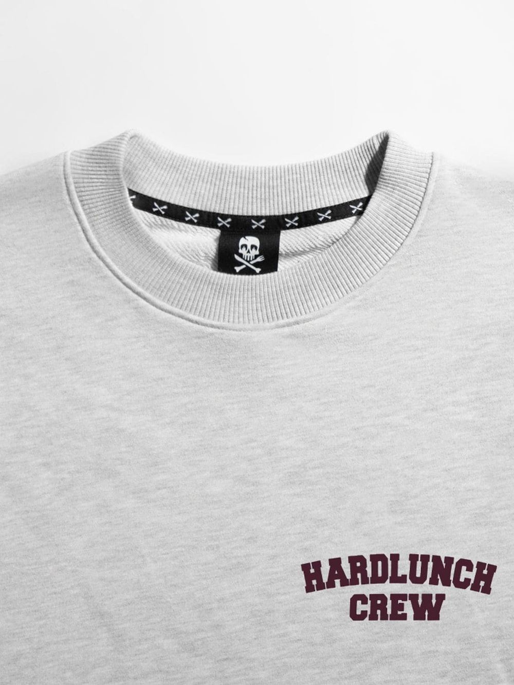 Толстовка Hardlunch Taste Control меланж серая