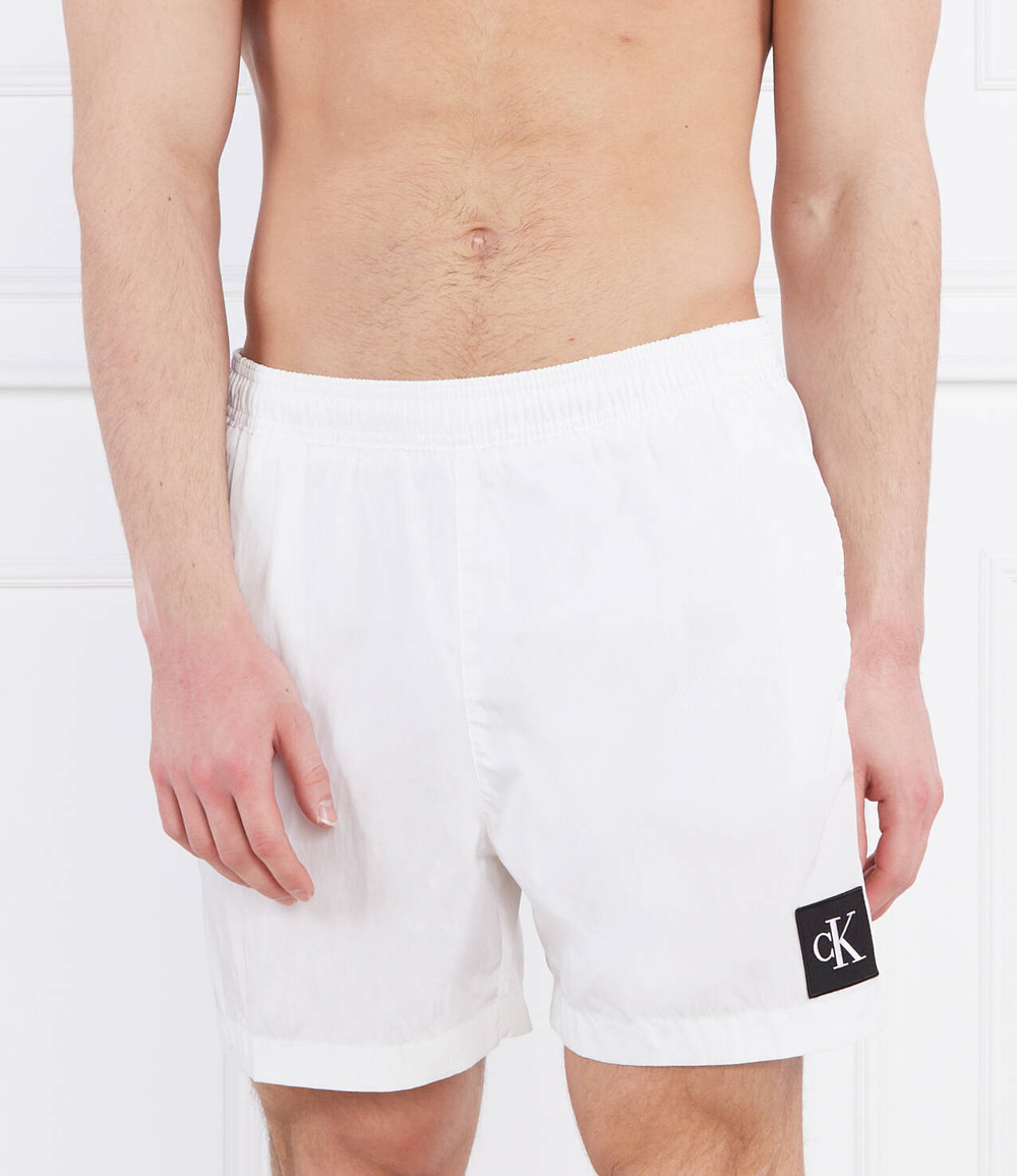 Шорты для плавания Calvin Klein Swimwear - белый(KM0KM00819)