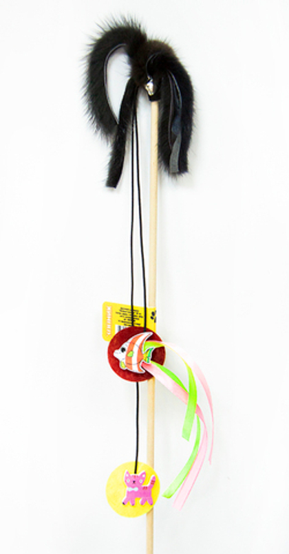 ZOONIK Дразнилка для кошек "Весёлый зоопарк", 50 см