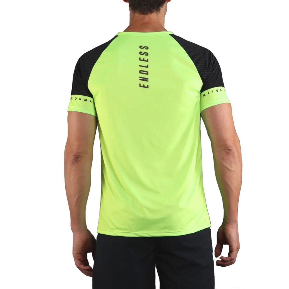 Мужское теннисное поло Endless Feisty Sleeves T-Shirt Men - Neon Green