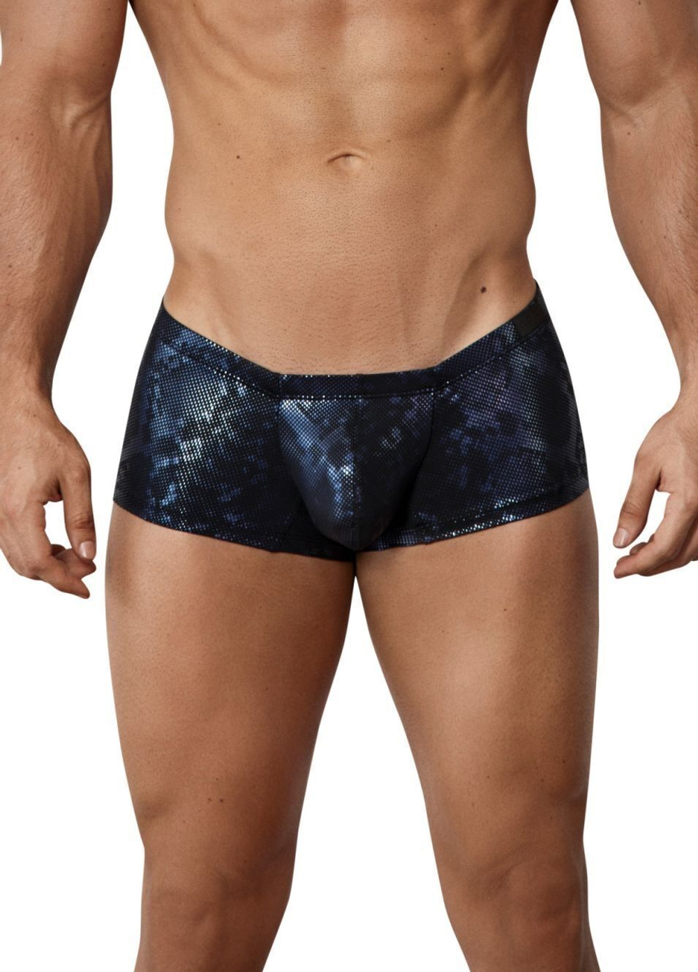 Темно-синие блестящие трусы-хипсы Cambodia Trunks (Размер: M) (Цвет: темно-синий)