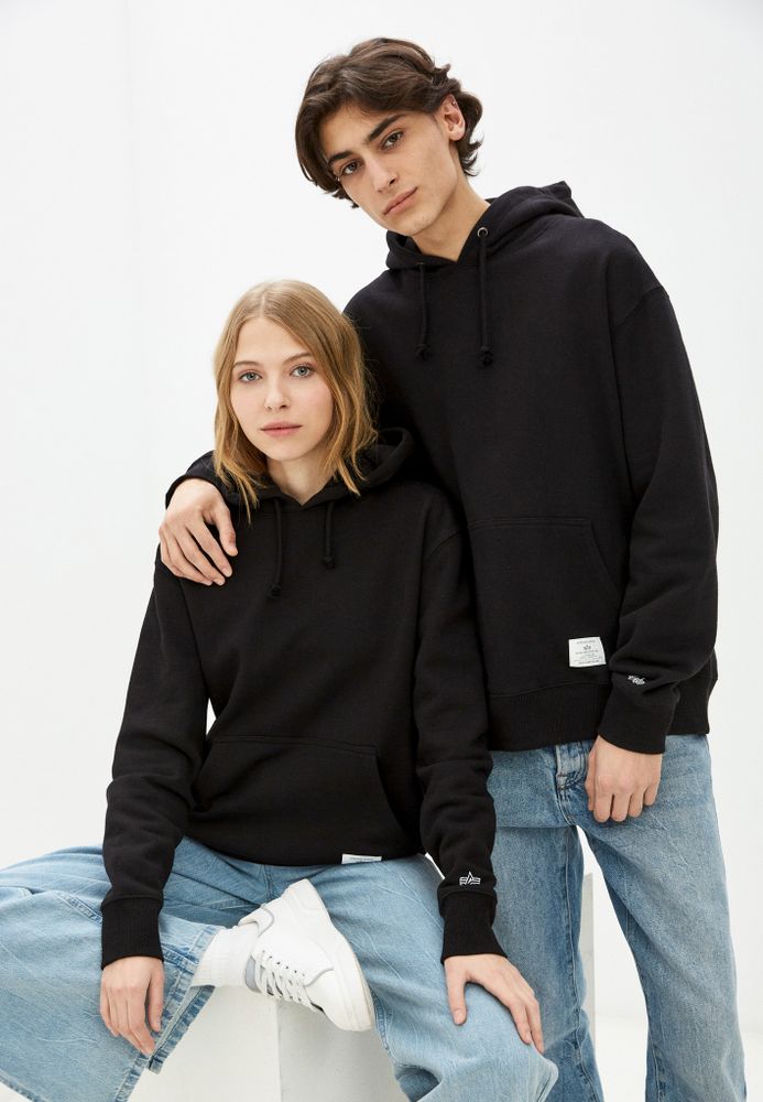 Толстовка Alpha Industries Essential Hoodie Black