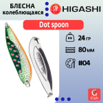 Блесна колеблющаяся HIGASHI Dot spoon 24g #08
