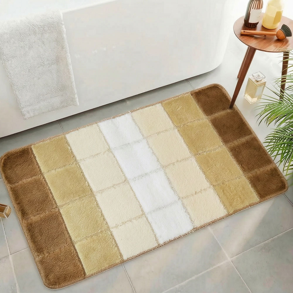 Коврик DKTX Comfort Quadro 1шт 50*80см 10мм (кремовый)