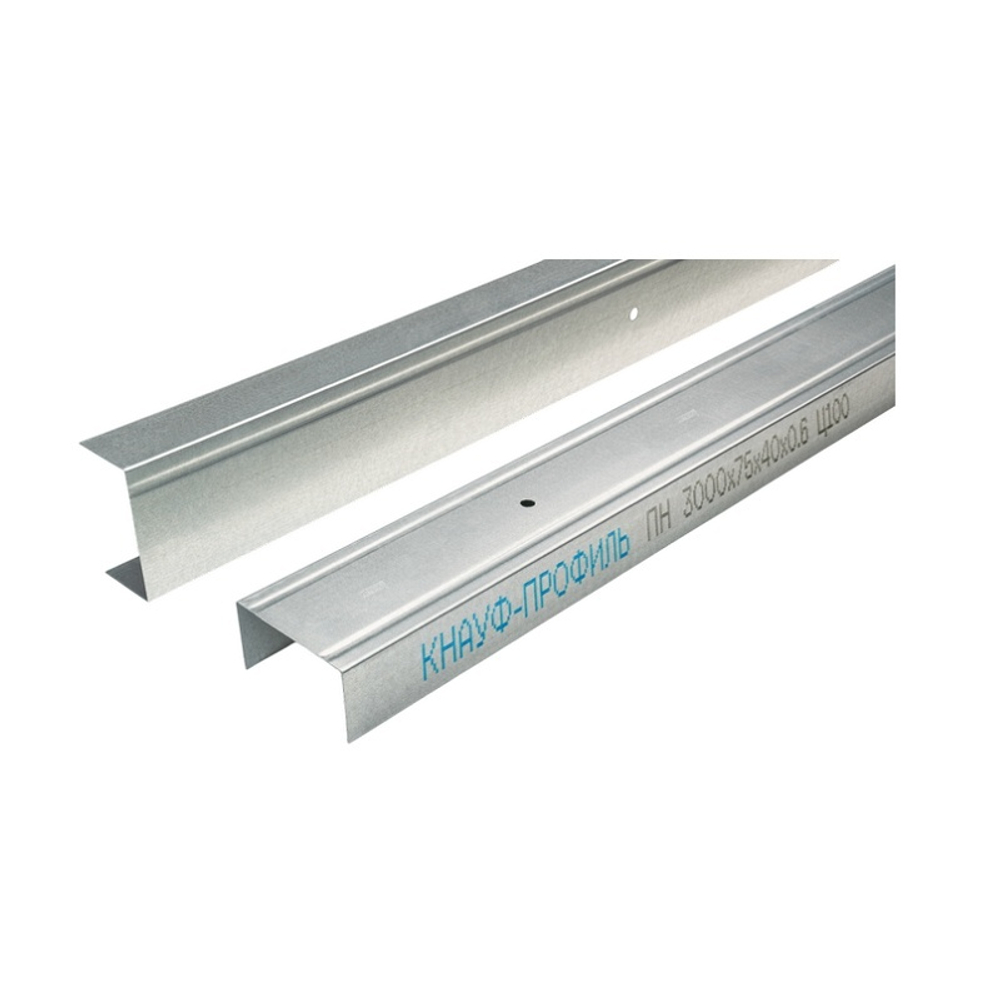 Профиль направляющий Knauf ПН-4 75х40х0,6 мм (3000 мм)