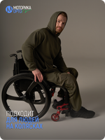 Брюки спортивные мужские с карманом К, хаки