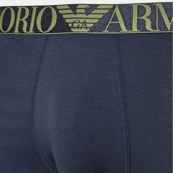 Набор мужских трусов хипсов 3в1 темно-синие Emporio Armani 111357_4F726 64135