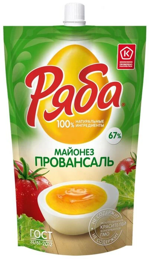 Майонез Ряба Провансаль 67% (410 г)