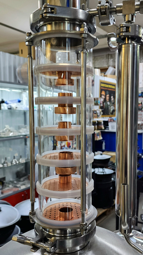 Царга Медь 6 тарелок DOMSPIRT-2